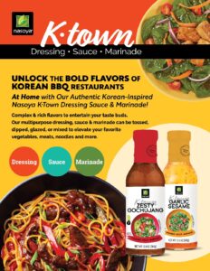 K-Town Gochujang & Garlic Sesame Dressings